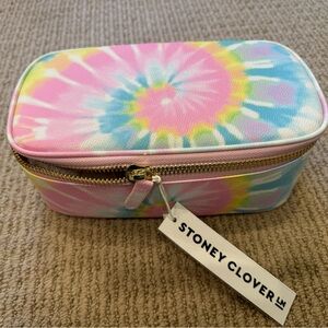 Stoney Clover Textured Open Top Mirror Pouch- brand new w tags